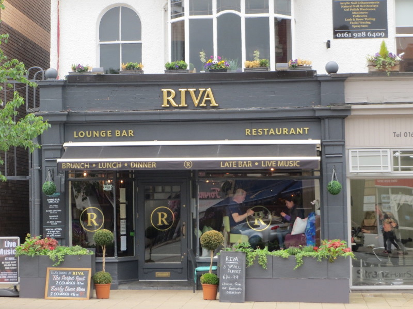 Riva restaurant in Hale Village, Cheshire
